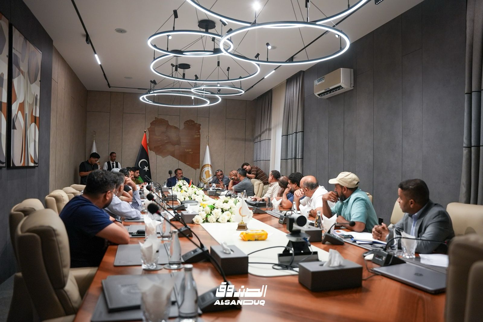  اجتماع اللجنة المكلفة بأزمة الكهرباء