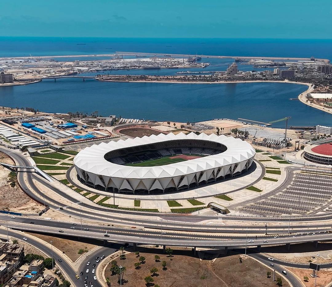 ملعب بنغازي بعد التجديد